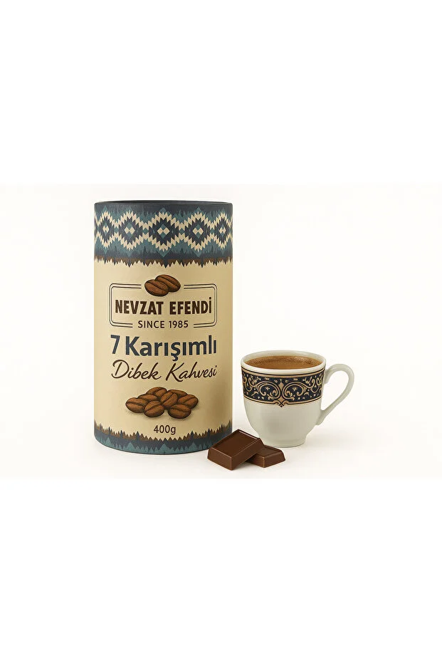 25 Adet Nevzat Efendi 7 Karışım Dibek Kahvesi 400G – Doğal, Katkısız, El Yapımı Özel Karışım