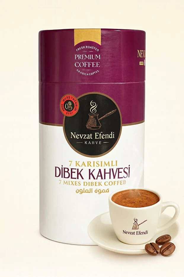 25 Adet Nevzat Efendi 7 Karışım Dibek Kahvesi 400 G – Özel Geleneksel Karışım