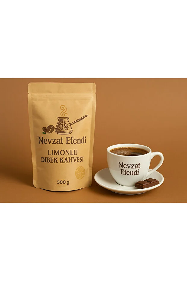 25 Adet Nevzat Efendi Limonlu Dibek Kahvesi 500 G – Ferahlatıcı Ve Özel Karışım