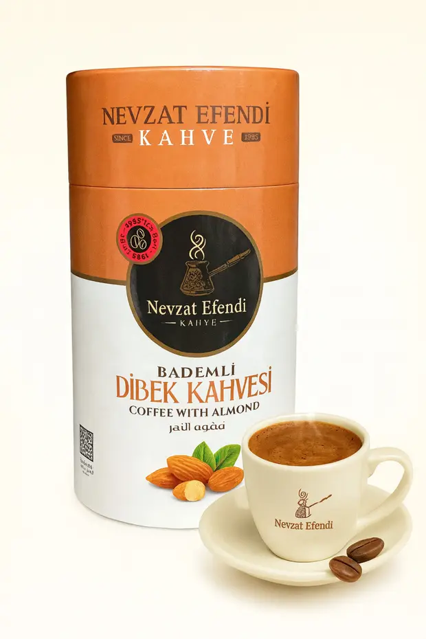 Nevzat Efendi Bademli Dibek Kahvesi 400 G – Geleneksel Özel Karışım