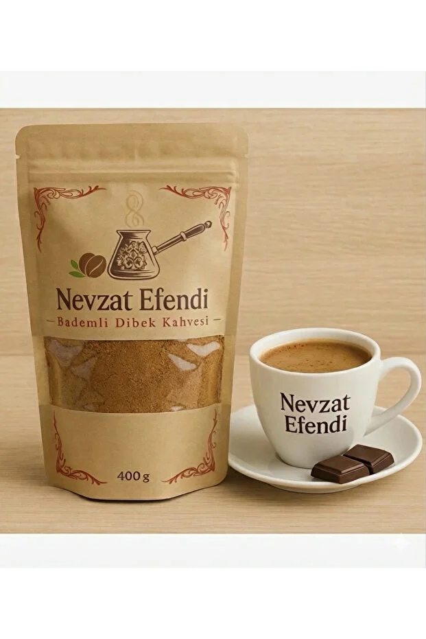 Nevzat Efendi Bademli Dibek Kahvesi 400 G – Geleneksel Tat, Bademin Zarafetiyle 25 Adet Ve Üzeri Toptan Alımlarda Avantajlı Fiyat