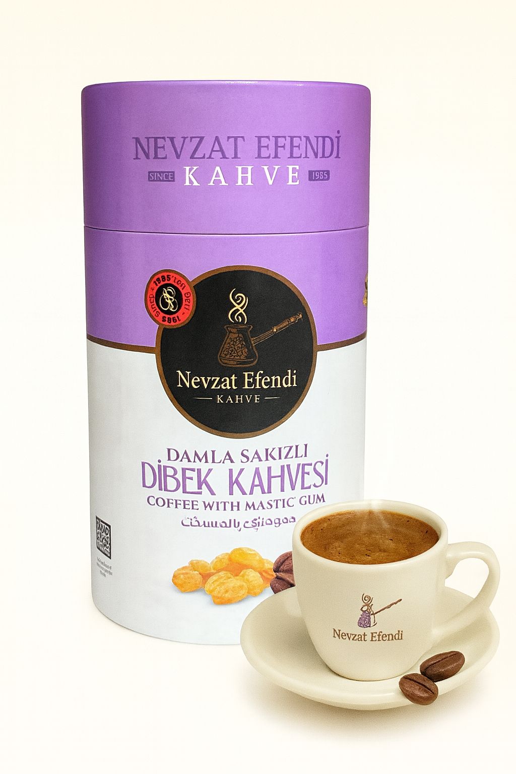 Nevzat Efendi Damla Sakızlı Dibek Kahvesi 400 G Katkısız